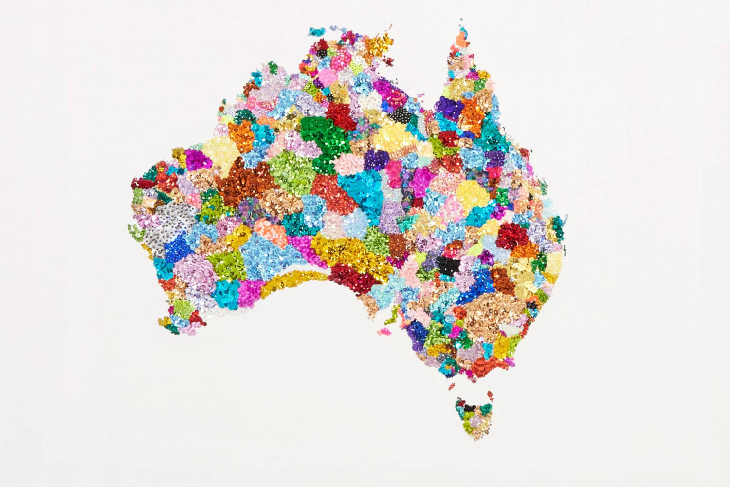 Liam Benson, Participatory Community Embroidery, Untitled. Image: Museum of Contemporary Art, Australia