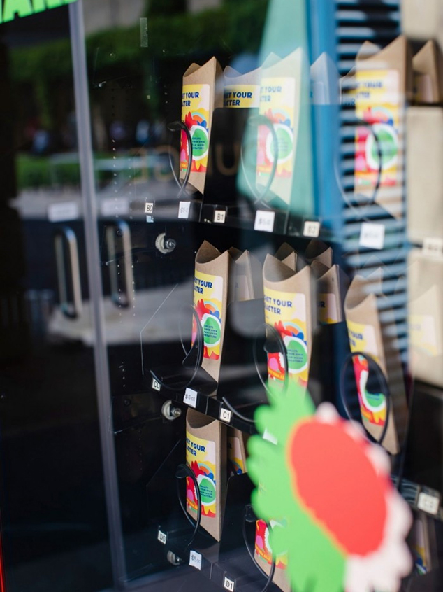 Carly Snoswell 'Crochet your character' Curated by Steph Cibich, The Adelaide Art Vending Machine by AVMA, 2019