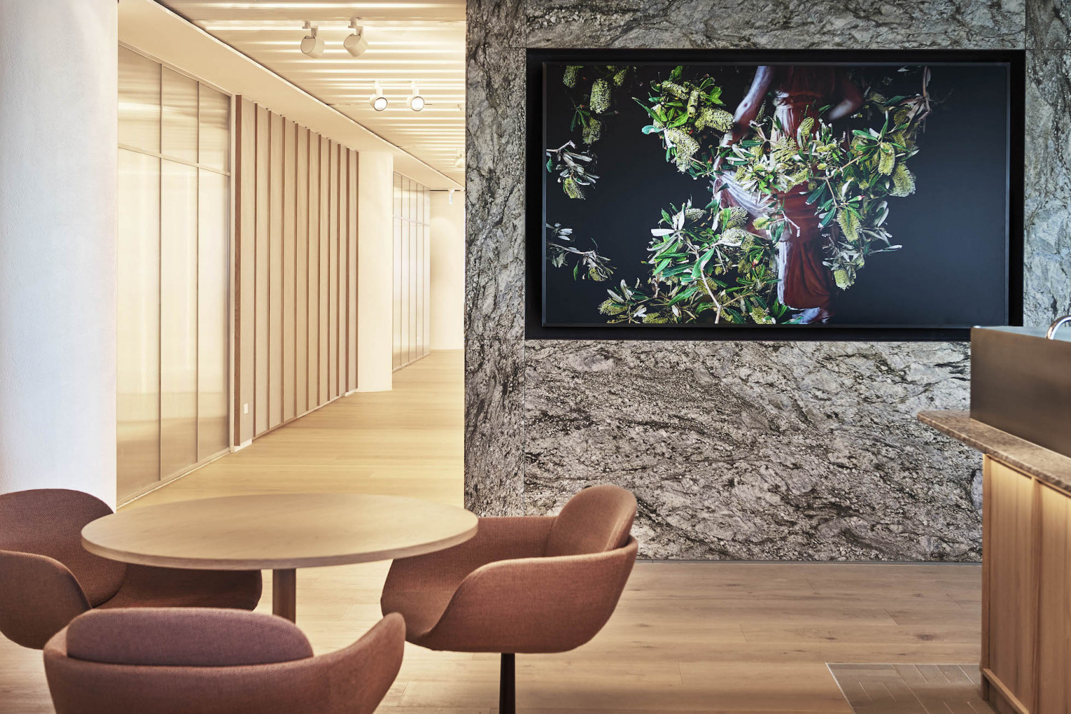 Digital artwork by James McGrath in Melbourne's corporate collection