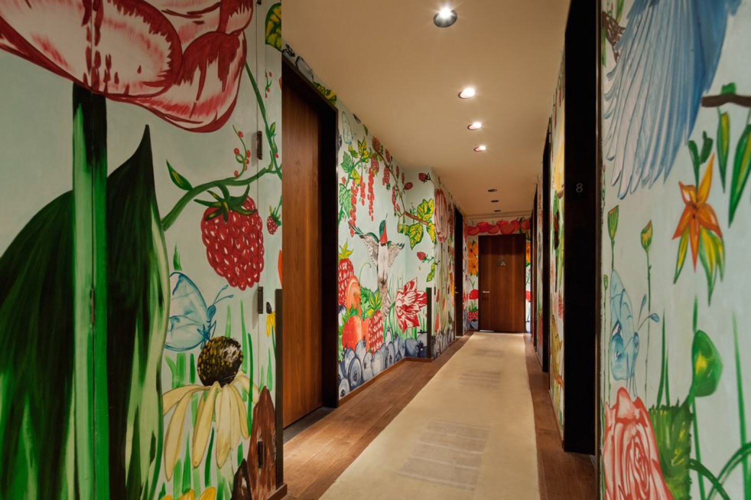 Every floor of Manhattan's Chambers Hotel is marked by a specific installation with work by artists such as Sheila Pepe, John Waters, and Bob and Roberta Smith