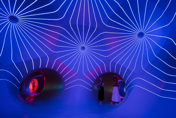 Dodecalis Luminarium installation. Photography: Leigh Griffiths
