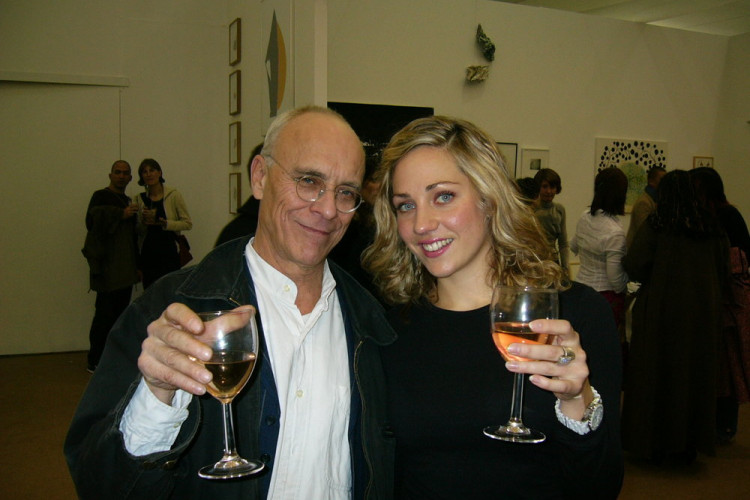 Meeting John Dunbar, first husband of Marianne Faithfull ,and co-founder of Indica Gallery, who exhibited Yoko Ono and introduced her to John Lennon, at The Frieze Art Fair in 2004