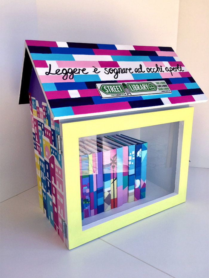 Street Library Box design by Christelle Hug